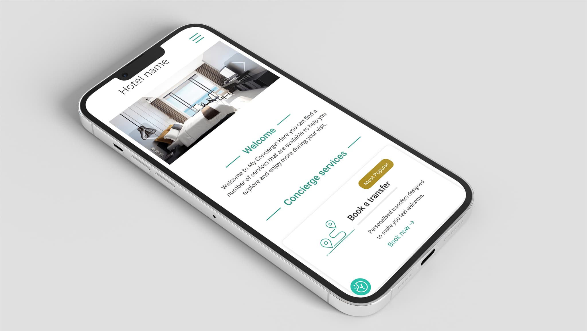 Mobile εφαρμογή του My Concierge