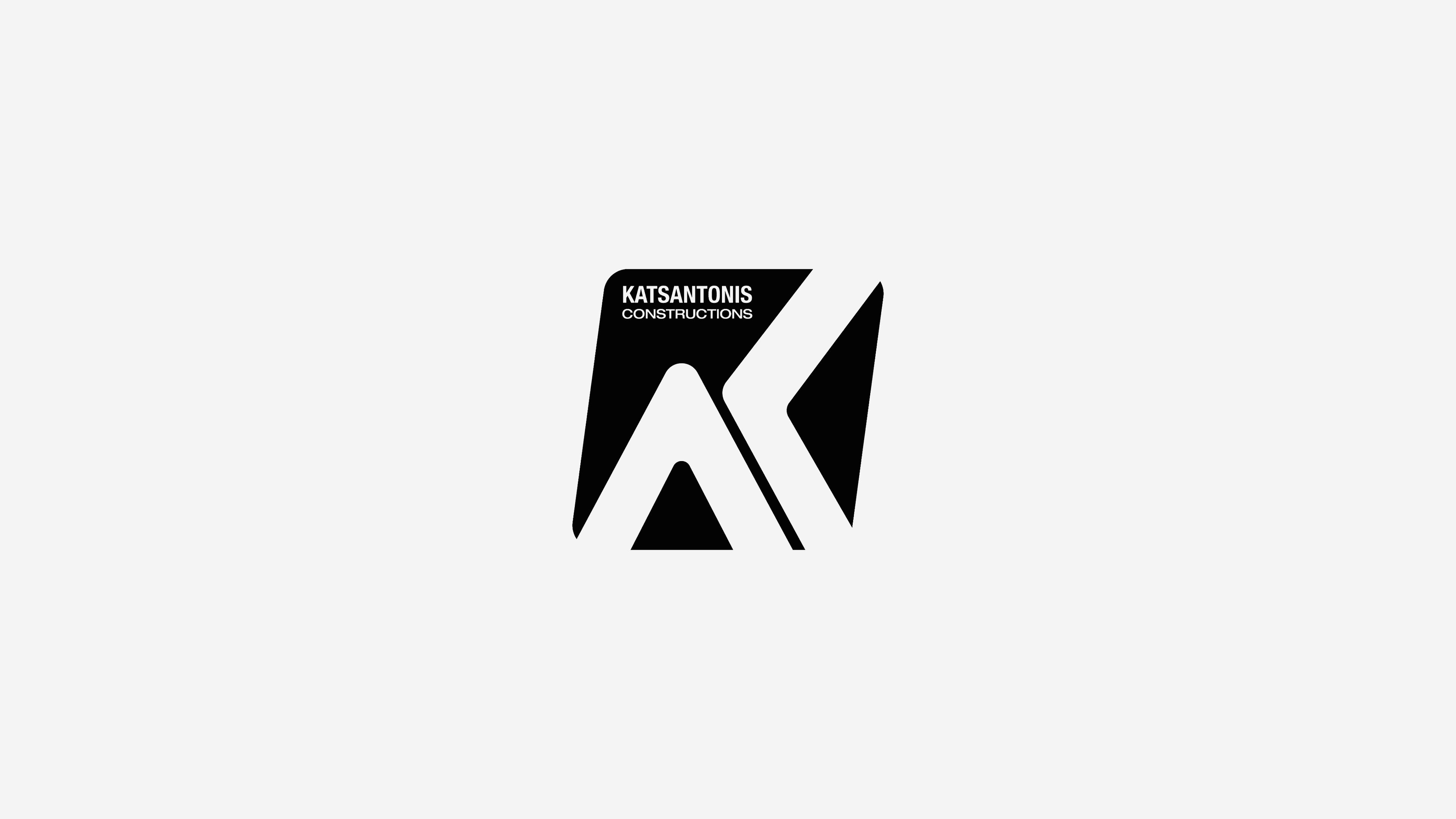 Το λογότυπο και η εταιρική ταυτότητα της Katsantonis Constructions